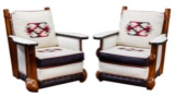 Thomas Molesworth Style Western Club Chairs