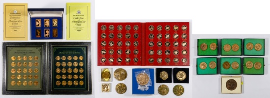 Franklin Mint and Medallic Arts Bronze Items