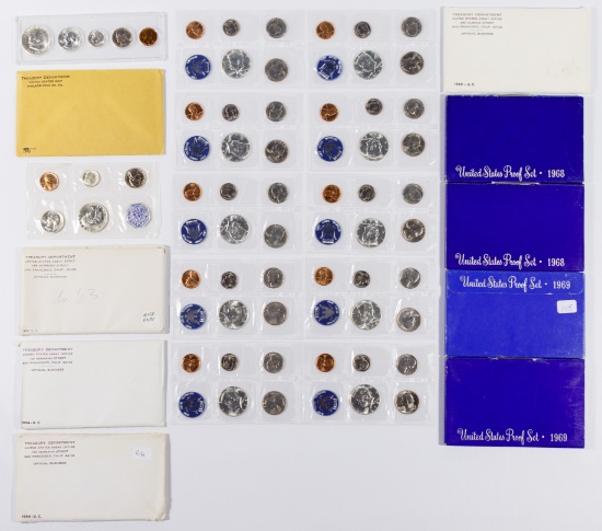US Silver and Silverclad Proof and Mint Set Assortment