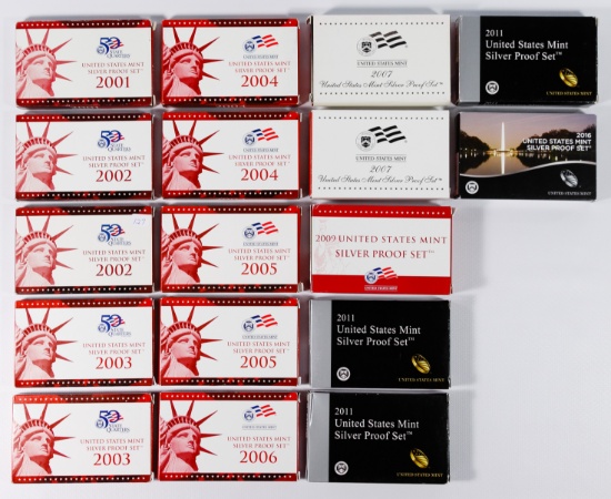 US Silver Proof Set Assortment