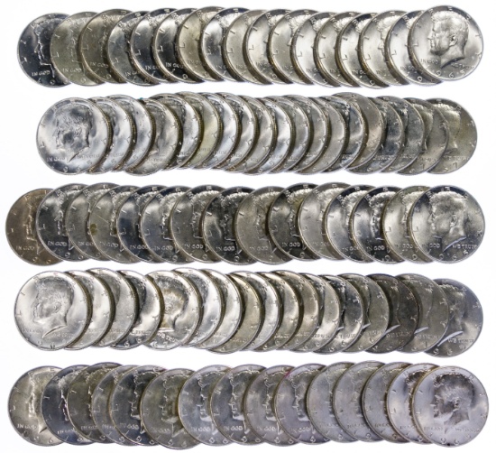 1965-1969 Kennedy 50c Silver-clad Assortment