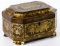 Chinese Black Lacquer Double Tea Caddy