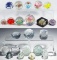 Art Glass, Glass and Acrylic Paperweight Assortment