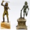 Hercules and Paganini Statues