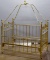 Brass Canopy Crib