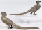 Sanborns (Mexico) Sterling Silver Pheasant Figures