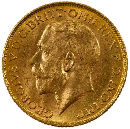 England: 1918 Gold Sovereign