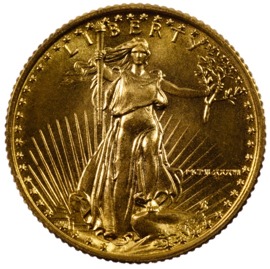 1986 $5 Gold Unc.