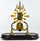 Brass Skeleton Clock