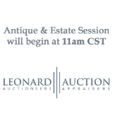 The Antique & Estate Session Begins at 11am CST