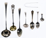 English Sterling Silver Flatware Assortment