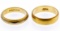 14k Gold Band Rings