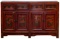 Asian Style Wood Credenza Cabinet