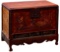 Asian Style Footed Wood Chest