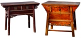 Asian Style Wood Tables