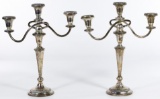 Crown Sterling Silver Candelabra