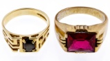 10k Gold and Gemstone Rings