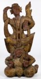 Thai Gilt Wooden Sculpture