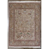 Persian Qum Style Hunt Theme Rug