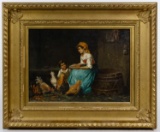 Unknown Artist (European School, 19th Century) Oil on Masonite