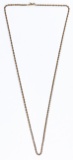 14k Gold Twisted Rope Necklace