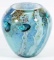 L. Hudin / S. Beyers (American, 20th Century) 'Beta Fish' Art Glass Vase