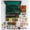 Boxes, Pendants, Badges and Drafting Set Assortment