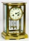 French Brass and Glass Mantel Clock