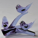 Cenedese Vetri Murano Art Glass Bird Sculpture