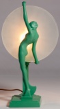 Frankart Metal Nude Dresser Lamp