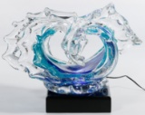 (Attributed to) David Wight (American, 20th Century) Glass Sculpture
