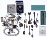 Mixed Silver Jewelry and Flatware Assortment