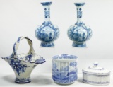 Delft Blue and White Vases