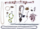 Sterling Silver Costume Jewelry and Flatware Assortment