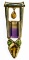 Ron Ray 14k Gold and Semi-Precious Gemstone Pendant