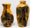 J W Campbell (American, 20th Century) Turned Wood Vases