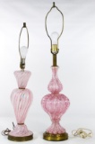 Murano Glass Table Lamps