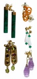 14k Gold and Gemstone Pierced Earring Assortment