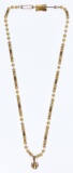 Ron Ray 14k Gold and Pearl Necklace