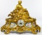 Gilt Bronze Figural Mantel Clock