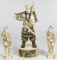 Asian Carved Faux Bone Figurine Assortment