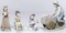 Lladro #5029, #6153, #6310 and #7623 Figurine Assortment