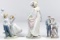 Lladro #5283, #5304 and #8008 Figurine Assortment