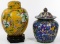 Asian Cloisonne Urns