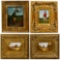 Framed Oil on Board Artwork Assortment