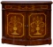 Karges Mahogany Veneer Bow Front Server