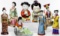 Asian Porcelain Figurine Assortment