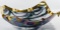 Jane Slowsky (American) Art Glass Handkerchief Bowl