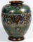 Japanese Cloisonne Vase Attributed to Chuzo Fukushima