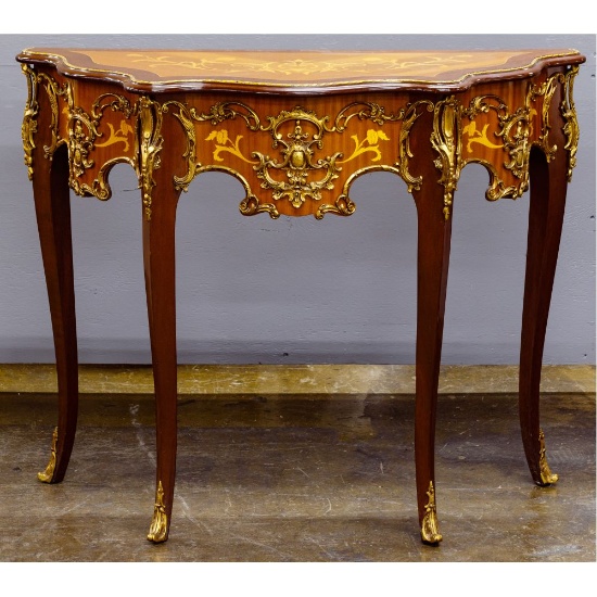 French Style Baroque Console Table